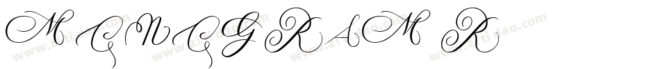 MONOGRAM R字体转换